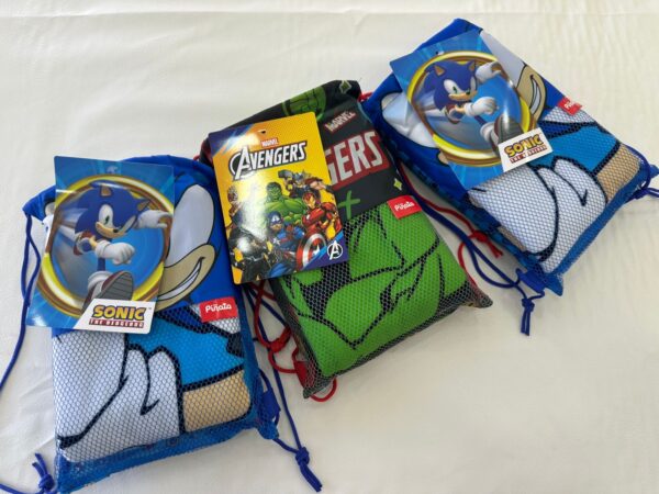 toalla en bolso piñata