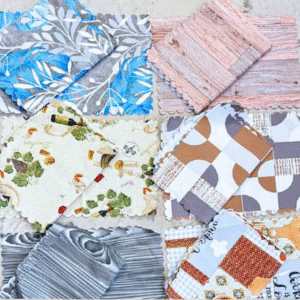 individuales cuerina estampado