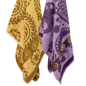 toallón estampado jacquard